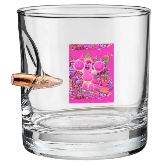 Discover My Singing Monsters characters Pompom Graphic Bullet Whiskey Glasses