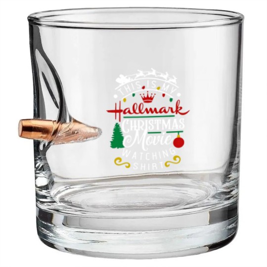 Discover Hallmark Christmas Movies Bullet Whiskey Glasses, This Is My Movie Watching