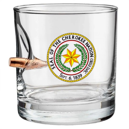 Discover Great seal of the cherokee nation Bullet Whiskey Glasses