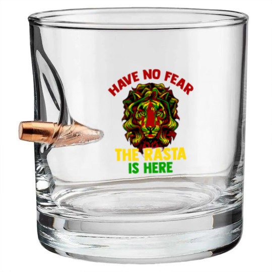 Discover Rastafari Rasta Reggae Jah Gift Judah Marley Bullet Whiskey Glasses