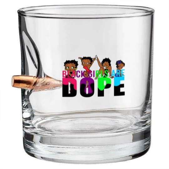 Discover Betty Boop Black Girls Are Dope Vintage Bullet Whiskey Glasses, Animation Bullet Whiskey Glasses, Betty Boop Bullet Whiskey Glasses
