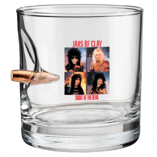 Discover Jars Of Clay- Shout At The Devil- Mtley Bullet Whiskey Glasses