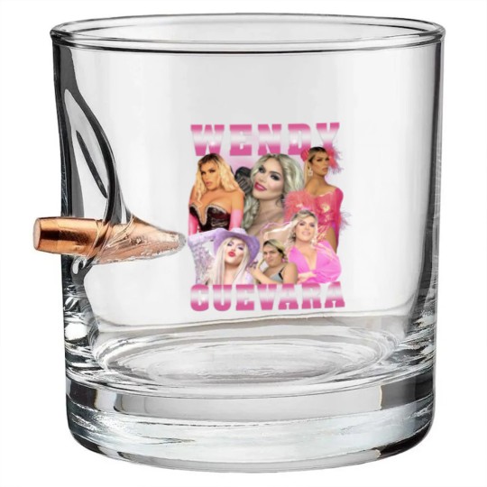 Discover Wendy Guevara Bullet Whiskey Glasses, Spanish gift