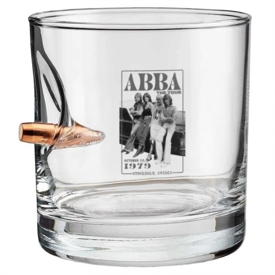 Discover A.b.b.a The Tour Bullet Whiskey Glasses, A.b.b.a Bullet Whiskey Glasses Vintage, Retro A.b.b.a 1979 Tour Bullet Whiskey Glasses, Gift For Fan Bullet Whiskey Glasses, Vintage Abaa Tour Bullet Whiskey Glasses