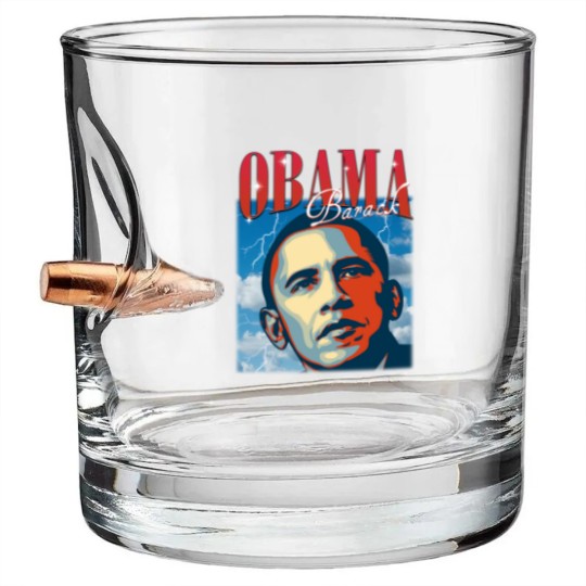 Discover RETRO BARACK OBAMA Bullet Whiskey Glasses | Vintage Obama Bullet Whiskey Glasses Retro 90s