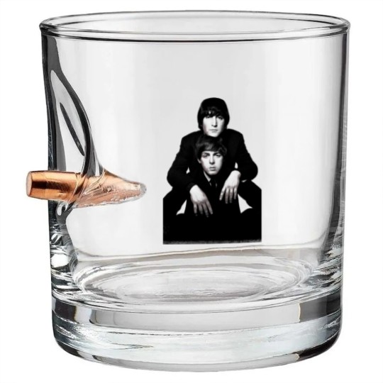 Discover Lennon McCartney - The Art of Anne Mitchell Bullet Whiskey Glasses