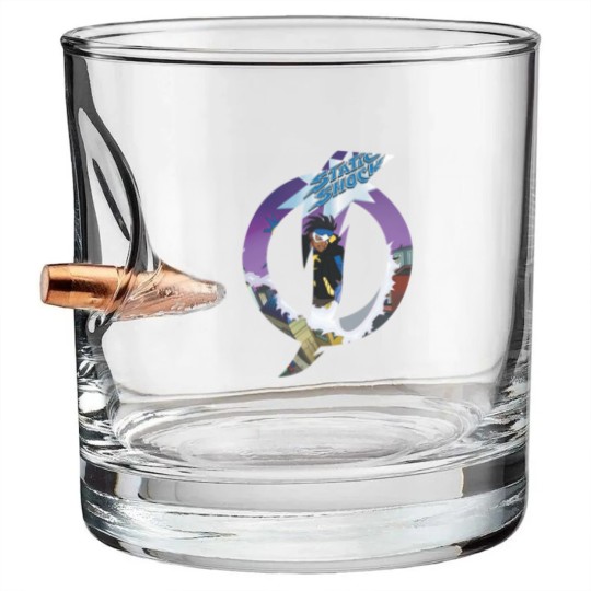 Discover Static Shock Logo - Static Shock - Bullet Whiskey Glasses