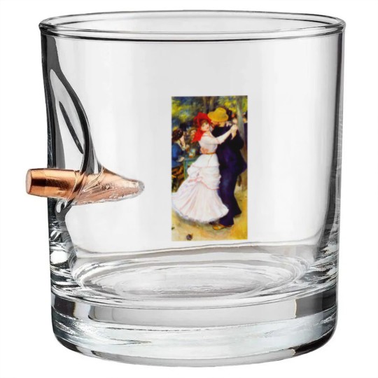 Discover Auguste Renoir - Dance At Bougival Bullet Whiskey Glasses