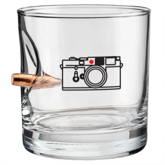 Discover Leica M3 camera Bullet Whiskey Glasses