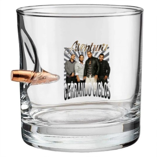 Discover 2024 Aventura Tour, Cerrando Ciclos Graphic Bullet Whiskey Glasses