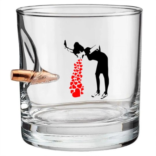 Discover Banksy Bullet Whiskey Glasses, Banksy Bullet Whiskey Glasses