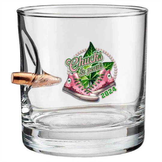 Discover AKA Chucks and Pearls Bullet Whiskey Glasses