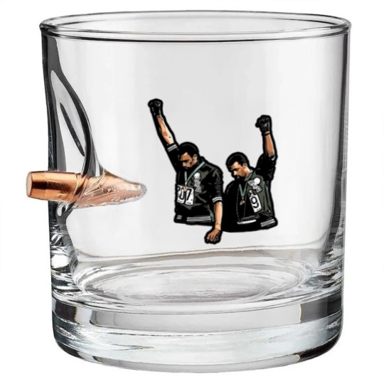 Discover Tommie-Smith-John-Carlos-And-The-1968-Black-Power-Salute BEAUTY Bullet Whiskey Glasses