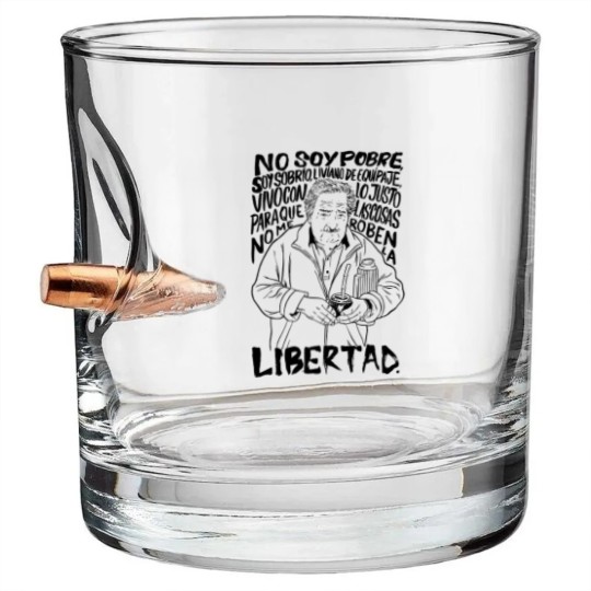 Discover Pepe Mujica classique Bullet Whiskey Glasses