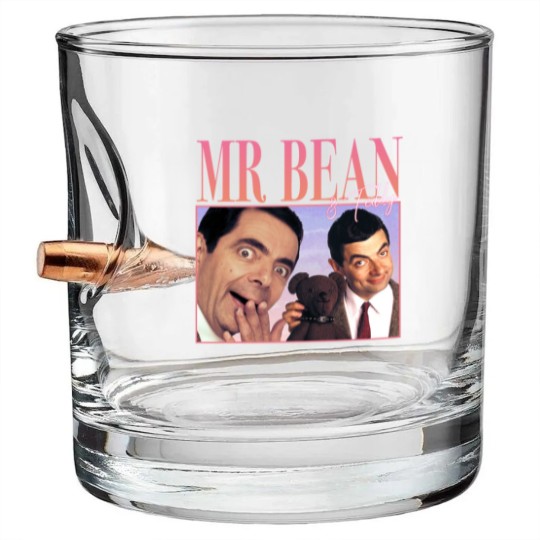 Discover 90_S Retro style Mr Bean Bullet Whiskey Glasses