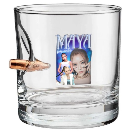 Discover XG Maya Retro graphic 90s Bullet Whiskey Glasses