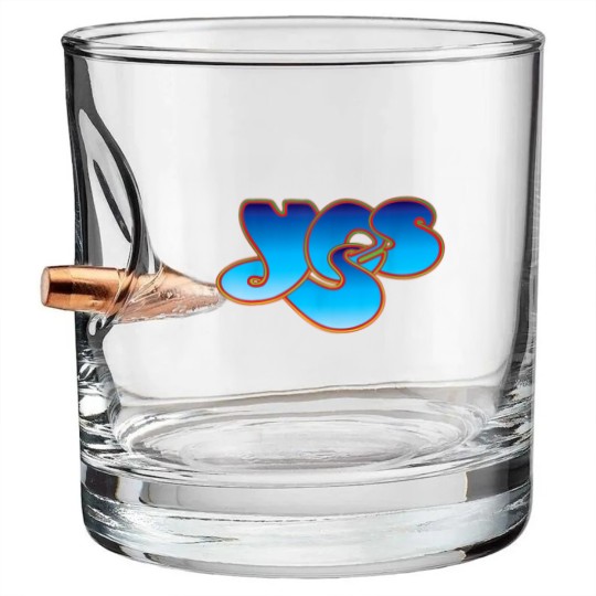 Discover Yes Classic Logo Bullet Whiskey Glasses