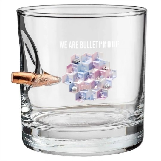 Discover BTS Inspired Proof Bullet Whiskey Glasses, BTS Proof Album Track Player Bullet Whiskey Glasses