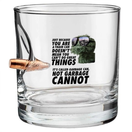 Discover Garbage Can Bullet Whiskey Glasses