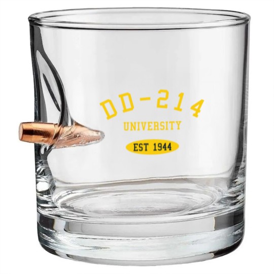 Discover DD214 Alumni Bullet Whiskey Glasses US Navy Veteran 75th Birthday Bullet Whiskey Glasses