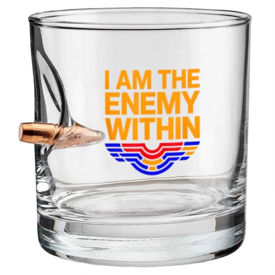 Discover I Am The Enemy Within Bullet Whiskey Glasses Bullet Whiskey Glasses