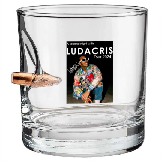 Discover Ludacris TOUR Second Night 2024 Gift For Fans Bullet Whiskey Glasses