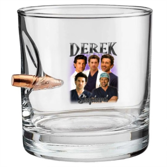 Discover Derek Shepherd Bullet Whiskey Glasses, Derek Shepherd  Vintage