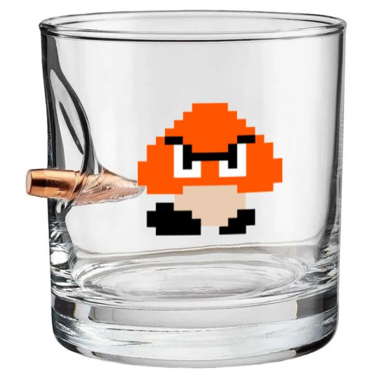 Discover Nintendo Goomba Bullet Whiskey Glasses