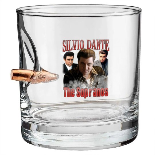 Discover Silvio Dante Bullet Whiskey Glasses ,The Sopranos Homage Bullet Whiskey Glasses