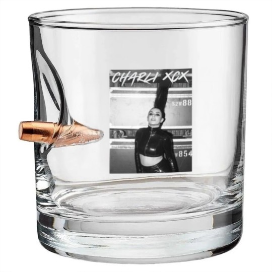 Discover CHARLI XCX Vintage Homage Bullet Whiskey Glasses, Charli Xcx Style 90s Bullet Whiskey Glasses, Charli Xcx Retro Bullet Whiskey Glasses