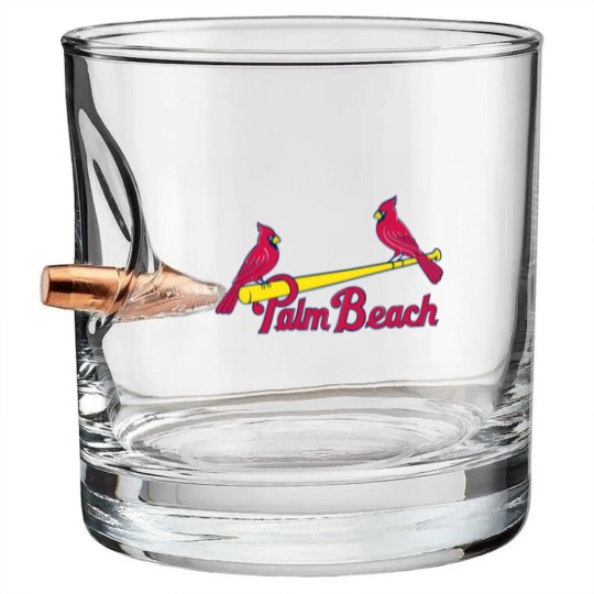 Discover Flaying with Palm Beach Cardinal Team 2 Bullet Whiskey Glasses