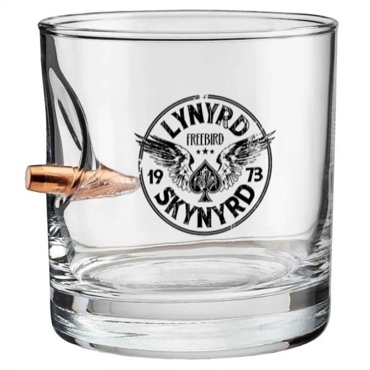 Discover Lynyrd Skynyrd Bullet Whiskey Glasses