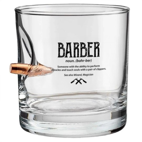 Discover Barber Definition - Barber Bullet Whiskey Glasses