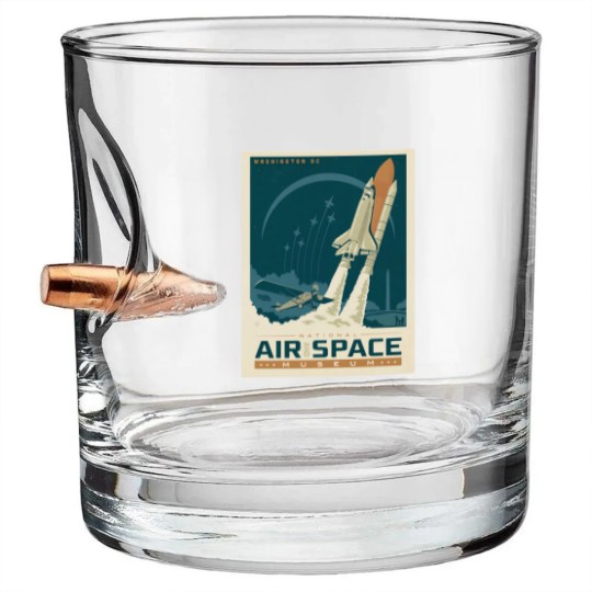 Discover National Air And Space Museum , Washington DC, Houseming Gifts Basket First , Office De Bullet Whiskey Glasses