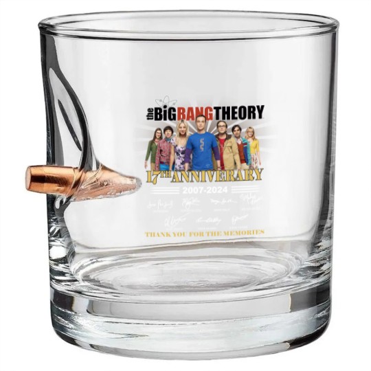 Discover The Big Bang Theory Bullet Whiskey Glasses | The Big Bang Anniversary Bullet Whiskey Glasses