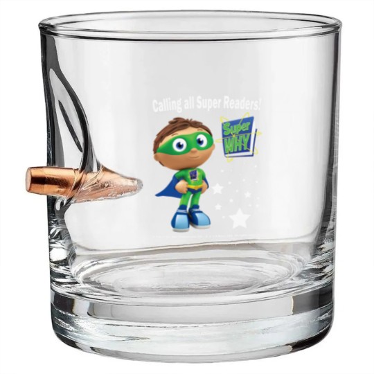 Discover Calling all Super Readers! Super Why Bullet Whiskey Glasses