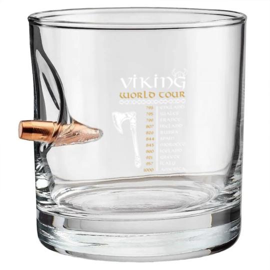 Discover Viking World Tour Bullet Whiskey Glasses