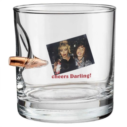 Discover Vintage 90s 1995 PATSY STONE joanna lumley Bullet Whiskey Glasses