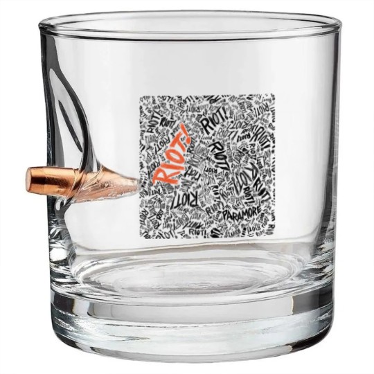 Discover Paramore Band Bullet Whiskey Glasses, Music band 2023 Tour Merch, Hayley Williams Band Bullet Whiskey Glasses