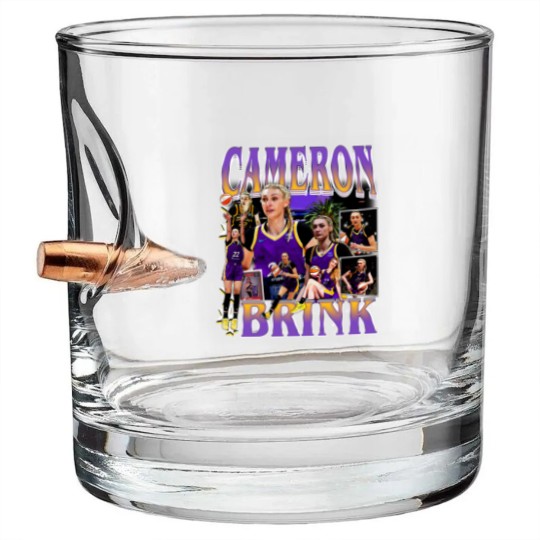 Discover Cameron Brinks Los Angeles Women's Basketball Bullet Whiskey Glasses
