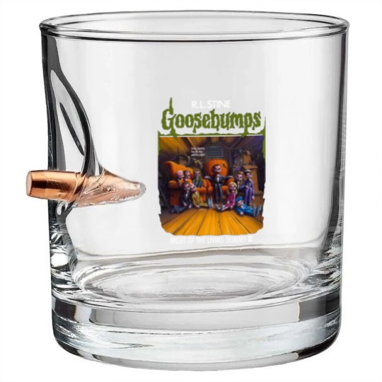 Discover Goosebumps - Night Of The Living Dummy Bullet Whiskey Glasses