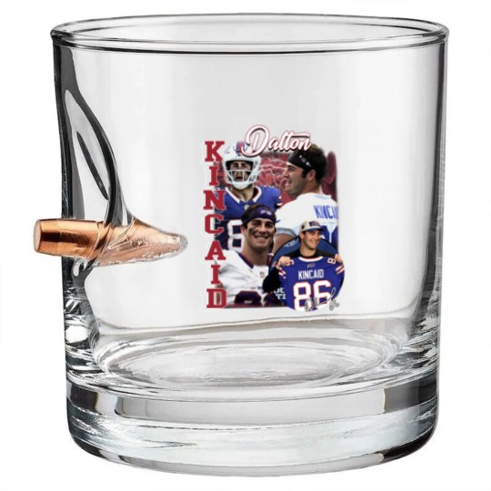 Discover Vintage Dalton Kincaid Bullet Whiskey Glasses, Football Bullet Whiskey Glasses, Classic 90s Graphic Bullet Whiskey Glasses