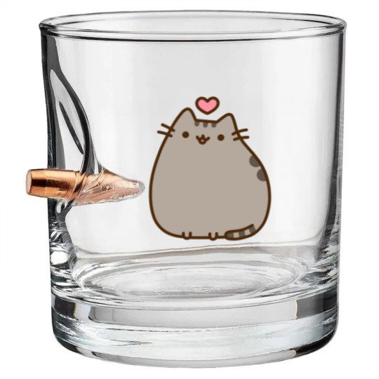 Discover Pusheen Kitten Cuteness Bullet Whiskey Glasses