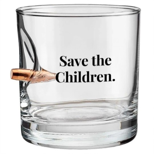 Discover Save The Children Bullet Whiskey Glasses