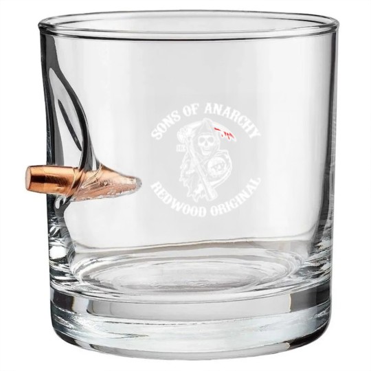 Discover Sons of Anarchy MC  Sons of Anarchy MC Bullet Whiskey Glasses