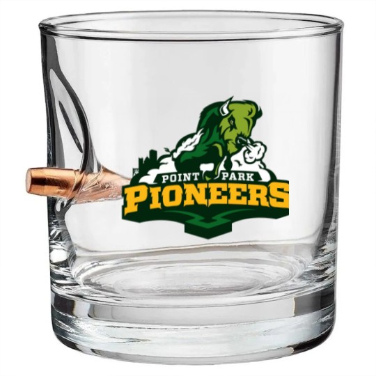 Discover Point Park Pioneers College Sport Team Bullet Whiskey Glasses
