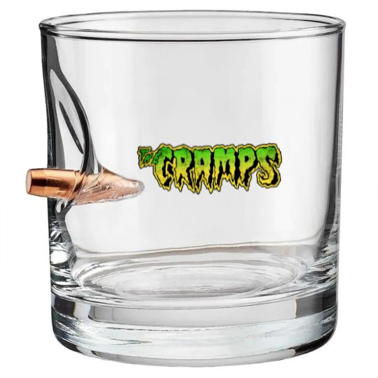 Discover the cramps logo Bullet Whiskey Glasses