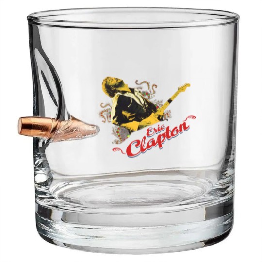 Discover Vintage Y2K Eric Clapton Guitar Band Bullet Whiskey Glasses Bullet Whiskey Glasses
