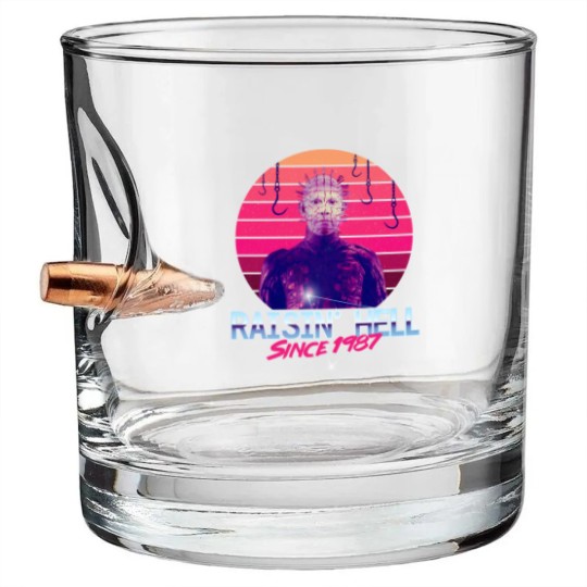 Discover Raisin' Hell - Hellraiser - Bullet Whiskey Glasses
