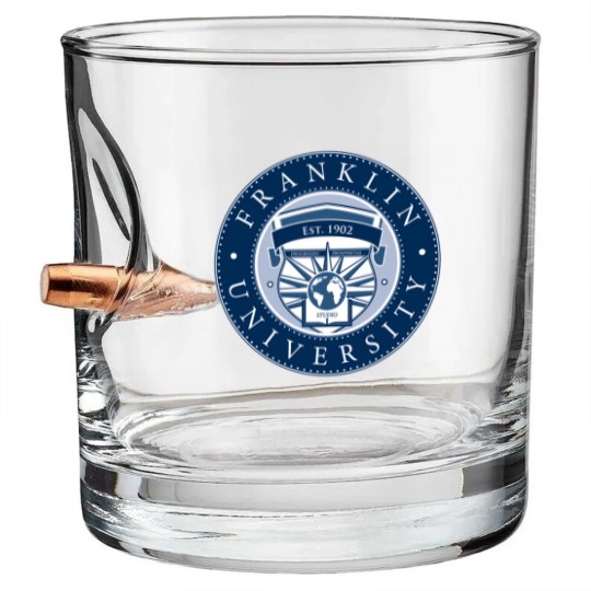 Discover Franklin University Established 1902 Bullet Whiskey Glasses